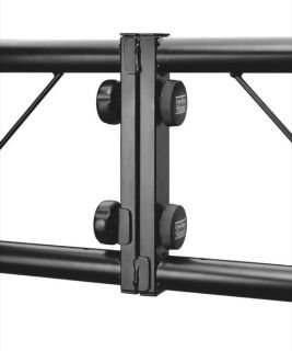 Dual locking knobs attach trusses together for a total of 10 feet of 