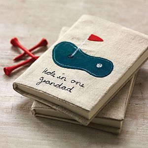 Personalised Vintage Linen Notebook   gifts for children to give