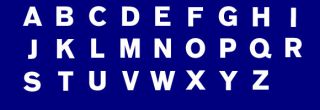 Choose which letter the abbreviation starts with from the links below