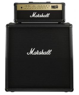 Marshall MG Guitar Amplifier Half Stack with MG100HFX Head and MG4X12A 
