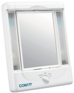 Conair Illumina Collection Two Sided Lighted Makeup Mirror with 4 