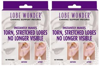 Lobe Wonder Ear Lobe Support Patches 60 ct   