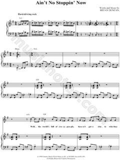 Image of Bryan Duncan   Aint No Stoppin Now Sheet Music    