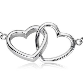 Everlasting Hearts Necklace in Sterling Silver  Blue Nile