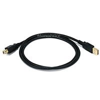Product Image for 3ft USB 2.0 A Male to B Male 28/24AWG Cable   (Gold 