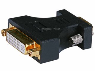 Large Product Image for HD15(VGA) Male to DVI A Female Adapter (Gold 