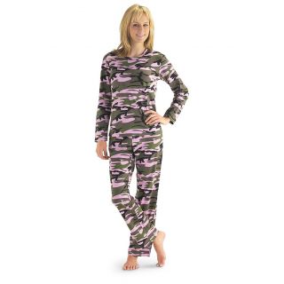 Guide Gear Pj Set, Pink Camo   580300, Sleepwear & Pajamas at 