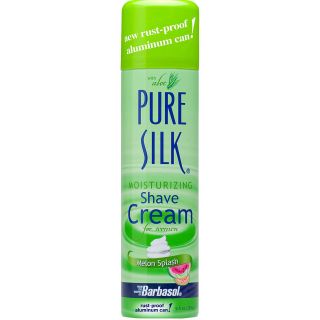 Pure Silk Moisturize Shave Cream with Aloe, Melon Splash 9.5 oz