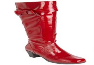 Plus Size Renee crinkle wide calf rain boot by Comfortview®  Plus 