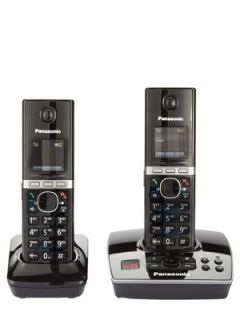 Panasonic KX TG8062EB Telephone with Answer Machine   Twin Pack 