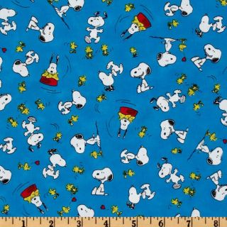 Happiness Is…Peanuts Snoopy & Woodstock Blue   Discount Designer 