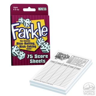 Farkle Score Sheets   Patch Products 6922   Board Games   Camping 