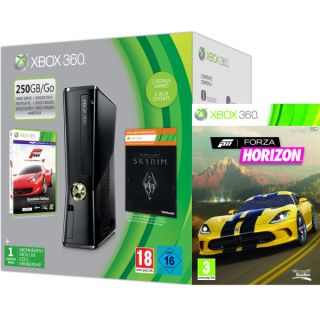 Xbox 360 250GB Holiday Forza Bundle (Includes Forza Horizon, Forza 4 