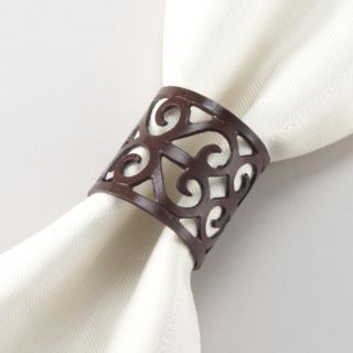 Metal Scroll Napkin Rings, Set of 4  World Market