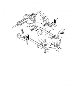 CRAFTSMAN Riding mower Deck/blade/v belt Parts  Model 247270200 