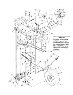 Model # 13AO77TG766 Troybilt Tractor   Transmission (77 parts)