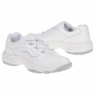 Womens Propet Tidewater Walker White/Blue Smooth FamousFootwear 