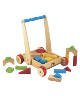 Mothercare Walker with Bricks   baby walkers & pull along toys 