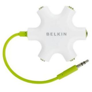 MacMall  Belkin RockStar 5 Port Multi Headphone Splitter F8Z274ttP