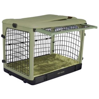 The Super Dog Crate with Cozy Bed   Folding Dog Crate   1800PetMeds