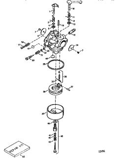 Model # HM80 159151J Lauson Engine   Rewind starter (12 parts)