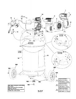 Model # L0602012 Coleman Air compressor   Gauge/pressure switch/nip 