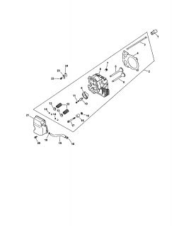 KOHLER Kohler engine Starting system Parts  Model CV490S 27507 