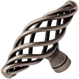 Marrakech Birdcage Knob Pewter 64mm PK10   Cabinet Handles & Knobs 