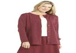 Plus Size 7 day knit cardigan jacket by Only Necessities®  Plus Size 