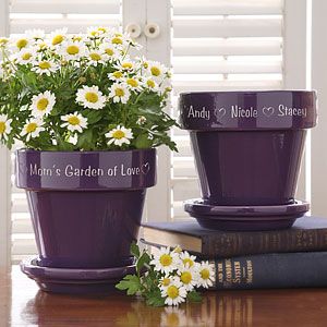Let Mom, Grandma, or any special lady showcase a blooming plant in our 