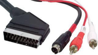 SCART to S VHS & 2 x Phono Plugs  SCART  Maplin Electronics 