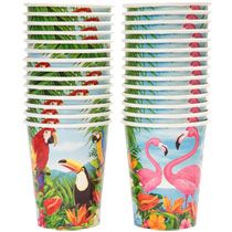Home Kitchen & Tableware Cups & Glasses Luau Paper Party Cups, 9 oz.