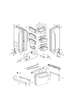 LG Refrigerator Door Parts  Model LFX31925ST  PartsDirect