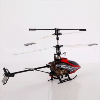 F502C 4CH Radio Control RC Helicopter with Gyro Red   Tmart
