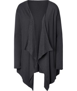 Majestic Black/Anthracite Mélange Cozy Cardigan  Damen  T Shirts 