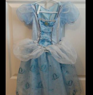 Girls 4T Disney Cinderella Blue Princess Costume, Tiara, and Shoes