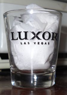 BRAND NEW LUXOR HOTEL & CASINO LAS VEGAS SHOT GLASS