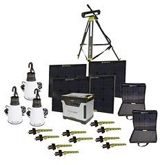 Goal Zero Emergency Solar Essentials BONUS Yeti 1250w Generator Kit