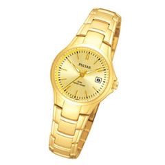 Ladies Pulsar Gold Tone Stainless Steel Watch with Gold Dial (Model 