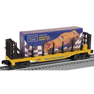 Lionel Trains Boy Scouts of America Flatcar with Pinewood Derby Kit