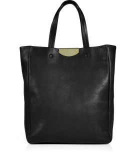 Maison Martin Margiela Black Leather Shopping Bag  Damen  Taschen 