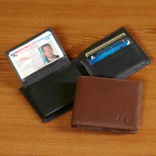 Personalized Royce Leather Men s Euro Commuter Wallet