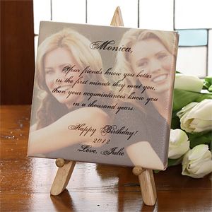 Personalized Friendship Picture and Poem Canvas Art   3474