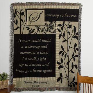 10652   Stairway to Heaven Embroidered Memorial Afghan 