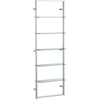 tesso 84 wall mounted bookcase in storage  CB2