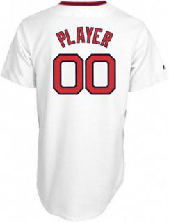 Boston Red Sox Cooperstown White  Any Player  Replica Jersey 