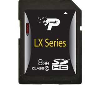 MacMall  Patriot Memory LX Series 8GB Class 10 SDHC Flash Memory Card 