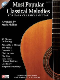 Look inside Most Popular Classical Melodies for Easy Classical Guitar 