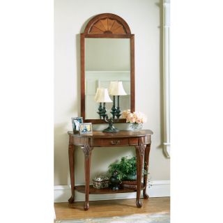 Plantation Cherry Collection Wood Semicircle Console Table—Buy Now