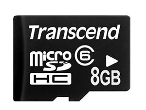 .ca   Transcend 8GB Micro SDHC Flash Card Model TS8GUSDC6